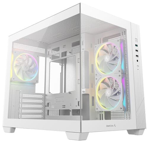 Корпус DEEPCOOL CG330 3F [R-CG330-WHNGM3-G] белый thumb 1