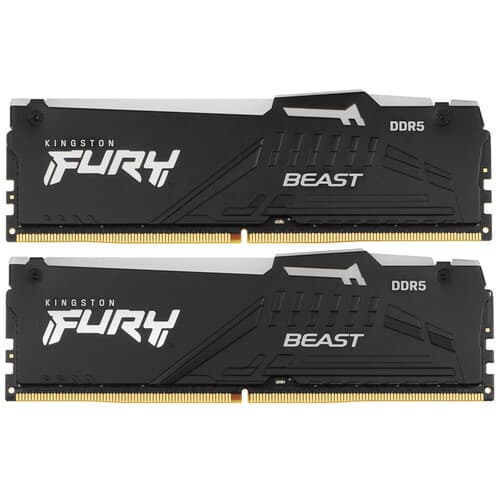 Kingston FURY Оперативная память Kingston FURY Beast Black AMD RGB [KF556C36BBEAK2-64] 64 ГБ