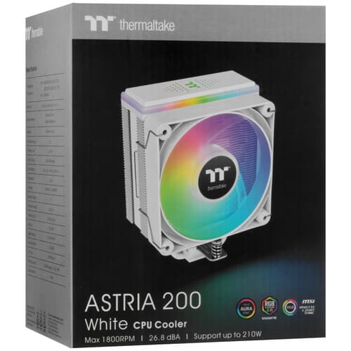 Thermaltake Кулер для процессора Thermaltake ASTRIA 200 ARGB Lighting [CL-P137-AL12SW-A] белый, фото 11