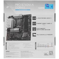 Материнская плата MSI PRO B760M-A DDR4 II thumb 7