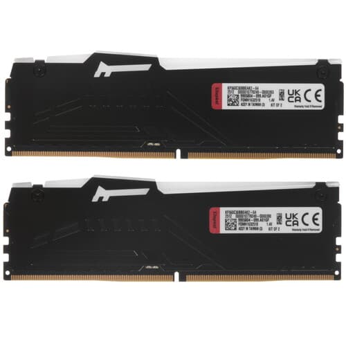 Kingston FURY Оперативная память Kingston FURY Beast Black RGB [KF560C30BBEAK2-64] 64 ГБ, фото 2