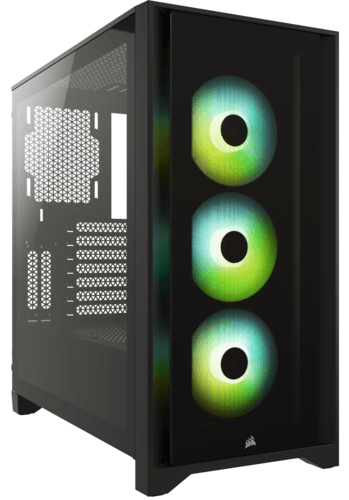 Корпус Corsair iCUE 4000X RGB [CC-9011204-CN] черный thumb 1