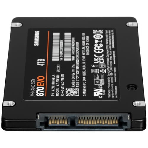Samsung 4000 ГБ 2.5" SATA накопитель Samsung 870 EVO [MZ-77E4T0BW], фото 3