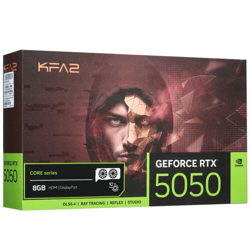 KFA2 Видеокарта KFA2 GeForce RTX 5050 CORE OC 2FAN LED Black [55NSL8MHDCHK], фото 10