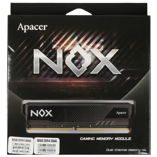 Apacer Оперативная память Apacer NOX [AH4U32G26C08YMBAA-2] 32 ГБ, фото 4