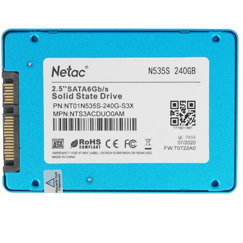 Netac 240 ГБ 2.5" SATA накопитель Netac N535S [NT01N535S-240G-S3X], фото 2