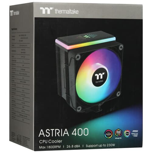 Thermaltake Кулер для процессора Thermaltake ASTRIA 400 ARGB Lighting [CL-P120-CA12SW-A] черный, фото 12