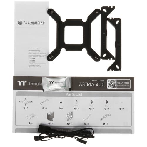 Thermaltake Кулер для процессора Thermaltake ASTRIA 400 ARGB Lighting [CL-P120-CA12SW-A] черный, фото 10