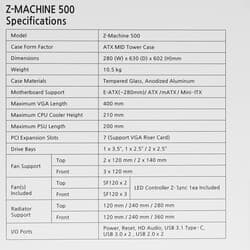Корпус ZALMAN Z-Machine 500 [Z-Machine 500] черный thumb 15