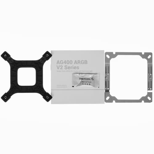 DEEPCOOL Кулер для процессора DEEPCOOL AG400 WH ARGB V2 [R-AG400-WHAMMN-GJD] белый, фото 10