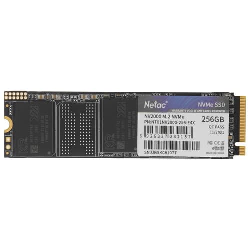 256 ГБ M.2 NVMe накопитель Netac NV2000 [NT01NV2000-256-E4X]