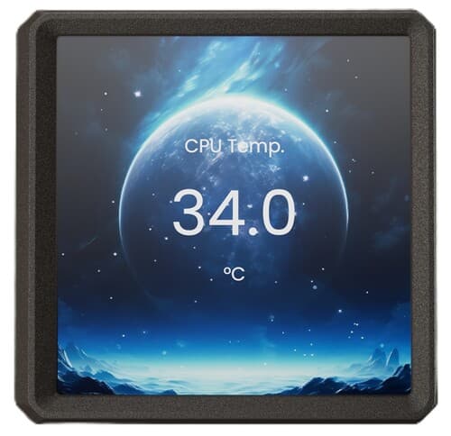 Система охлаждения GAMDIAS AURA GL240 LCD черная thumb 5