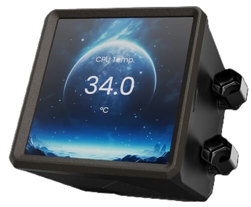 Система охлаждения GAMDIAS AURA GL240 LCD черная thumb 6