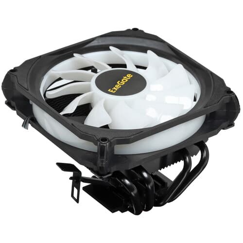 ExeGate Кулер для процессора ExeGate Dark Magic EE400XL-PWM.RGB [EX286158RUS] черный, фото 2