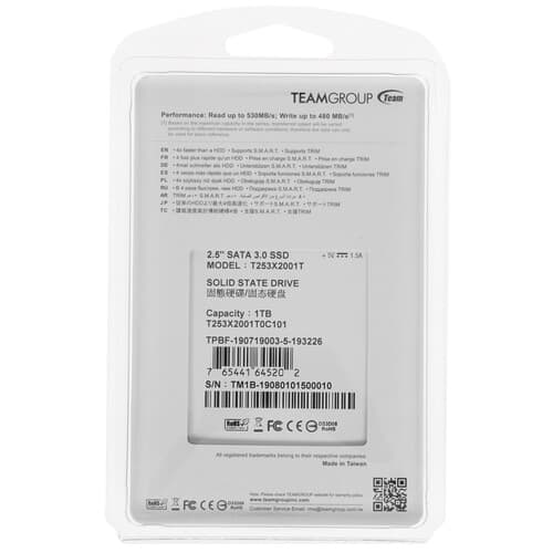 1000 ГБ 2.5" SATA накопитель TEAMGROUP GX2 [T253X2001T0C101] thumb 2