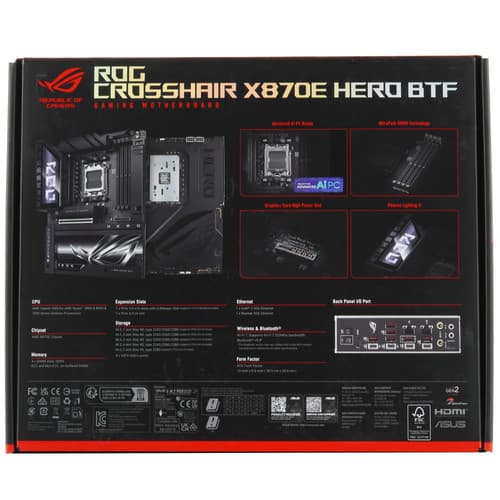 Материнская плата ASUS ROG CROSSHAIR X870E HERO BTF thumb 9