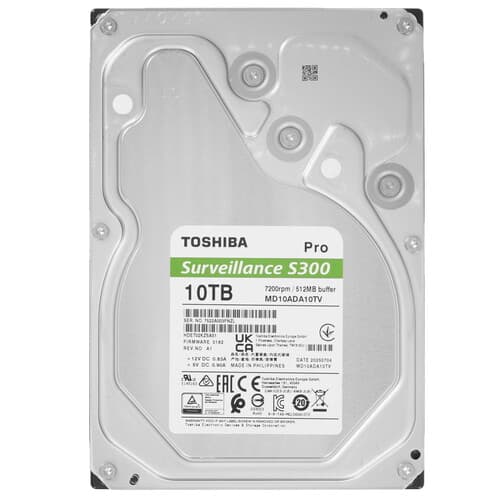 10 ТБ Жесткий диск Toshiba S300 Pro Surveillance [MD10ADA10TV] thumb 1
