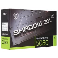 MSI Видеокарта MSI GeForce RTX 5080 SHADOW 3X OC [RTX 5080 16G SHADOW 3X OC], фото 11