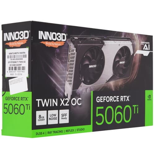 Inno3D Видеокарта Inno3D GeForce RTX 5060 Ti TWIN X2 OC [N506T2-08D7X-193075N], фото 10