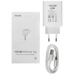 Tecno 6.78" Смартфон Tecno POVA 7 5G 256 ГБ черный, фото 10