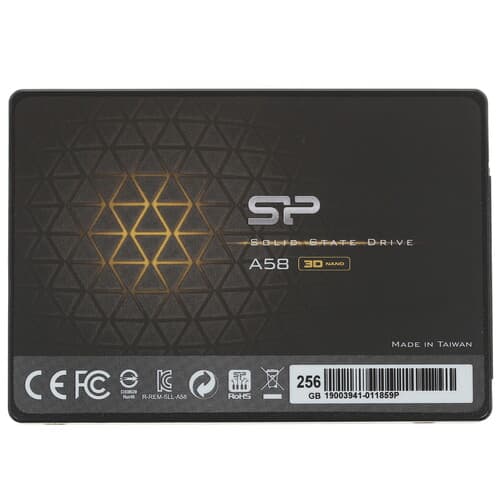 Silicon Power 256 ГБ 2.5" SATA накопитель Silicon Power Ace A58 [SP256GBSS3A58A25]