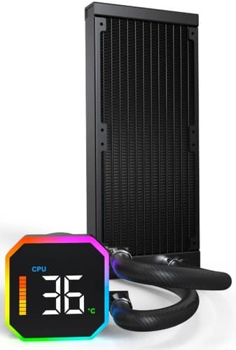 Система охлаждения Montech HyperFlow Digital 240 черная thumb 14