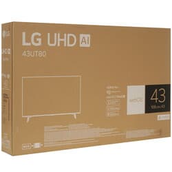 LG 43" (108 см) Телевизор LG 43UT80006LA черный, фото 14