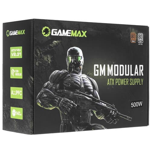 Блок питания GameMax GM-500  черный thumb 9