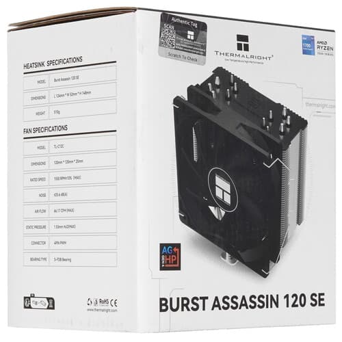 Thermalright Кулер для процессора Thermalright Burst Assassin 120 SE [BA120-SE] черный, фото 10