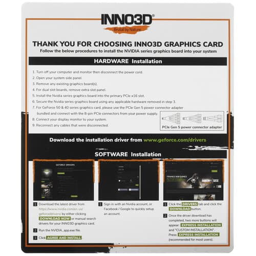 Inno3D Видеокарта Inno3D GeForce RTX 5060 TWIN X2 [N50602-08D7-195071N], фото 8