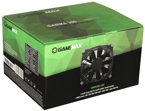 GameMax Кулер для процессора GameMax Gamma 300 RAINBOW  черный, фото 10