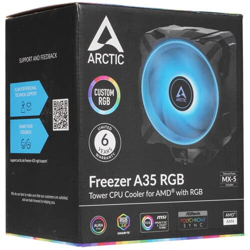 Arctic Кулер для процессора Arctic Cooling Freezer A35 RGB [ACFRE00114A] черный, фото 10