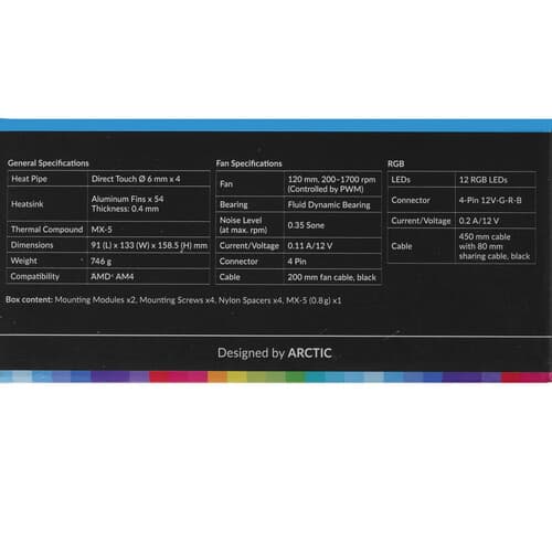 Arctic Кулер для процессора Arctic Cooling Freezer A35 RGB [ACFRE00114A] черный, фото 9