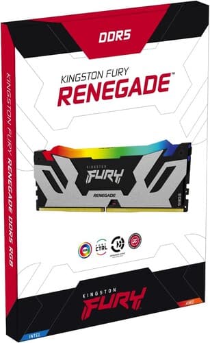 Kingston FURY Оперативная память Kingston FURY Renegade Silver RGB [KF564C32RSAK2-96] 96 ГБ, фото 9