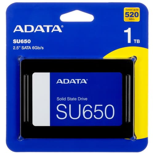 ADATA 1000 ГБ 2.5" SATA накопитель ADATA Ultimate SU650 [ASU650SS-1TT-R]