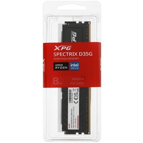 XPG (ADATA) Оперативная память ADATA XPG SPECTRIX D35G RGB [AX4U32008G16A-SBKD35G] 8 ГБ, фото 5