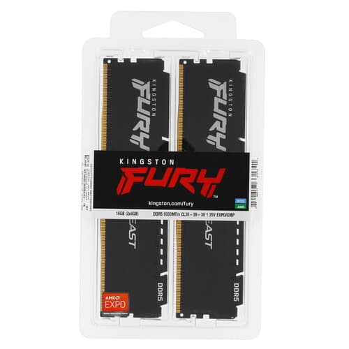 Оперативная память Kingston Fury Beast Black AMD [KF560C36BBEK2-16] 16 ГБ thumb 4
