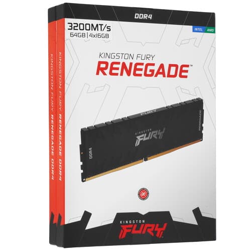 Kingston FURY Оперативная память Kingston FURY Renegade [KF432C16RB1K4/64] 64 ГБ, фото 4