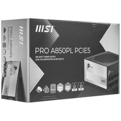 Блок питания MSI PRO A850PL PCIE5 [306-7ZPLY11-HD8] черный thumb 9