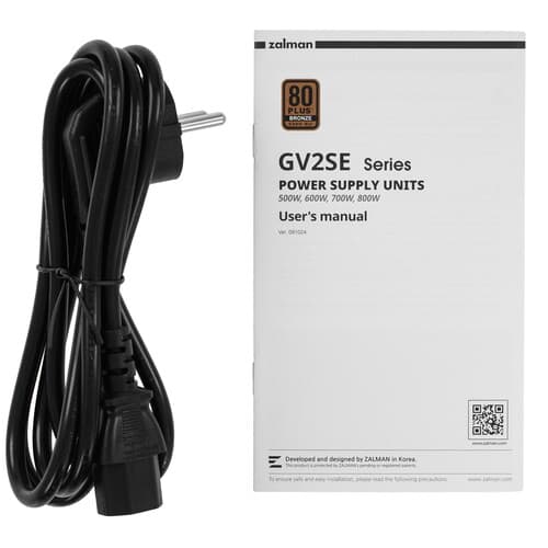 Блок питания ZALMAN GV2SE 500W  черный thumb 6