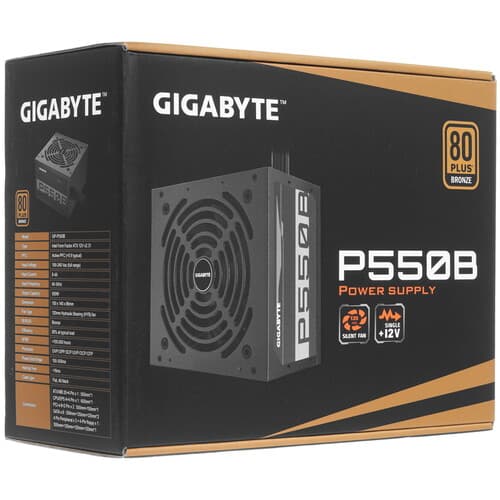 Блок питания GIGABYTE GP-P550B [28200-P550B-1EUR] черный thumb 6