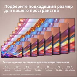 Hisense 55" (139 см) Телевизор Hisense 55E7S черный, фото 21