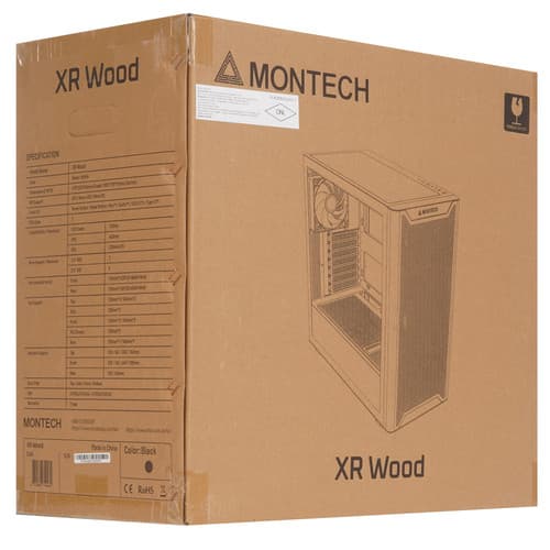 Корпус MONTECH XR Wood [XR Wood (B)] черный thumb 15