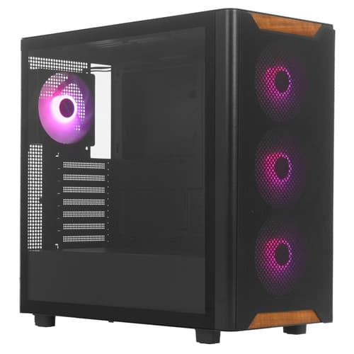 Корпус MONTECH XR Wood [XR Wood (B)] черный thumb 2