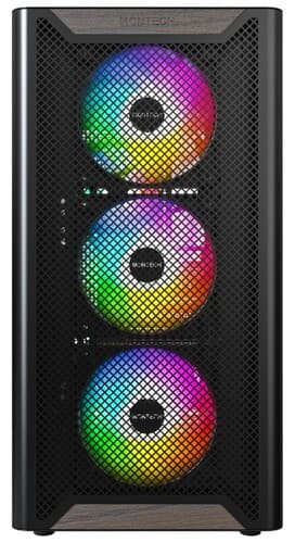 Корпус MONTECH XR Wood [XR Wood (B)] черный thumb 16