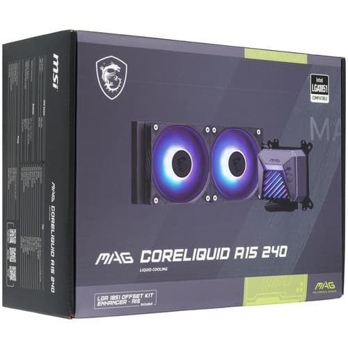 Система охлаждения MSI MAG CORELIQUID A15 240 черная thumb 11