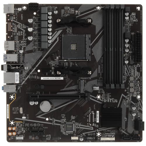 Материнская плата GIGABYTE A520M DS3H WIFI6E