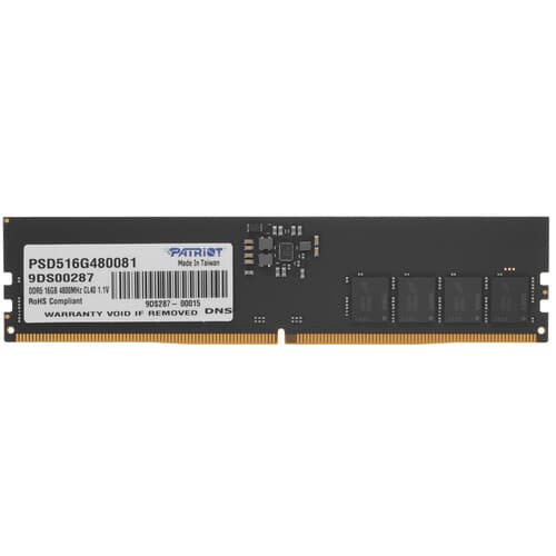 Patriot Memory Оперативная память Patriot Signature Line [PSD516G480081] 16 ГБ