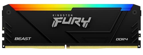 Kingston FURY Оперативная память Kingston FURY Beast Black RGB [KF436C18BB2A/16] 16 ГБ