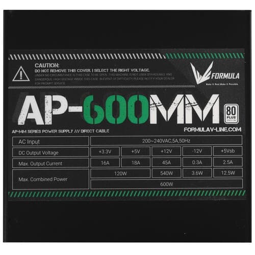 Блок питания Formula AP-600ММ [AP-600ММ] черный thumb 4